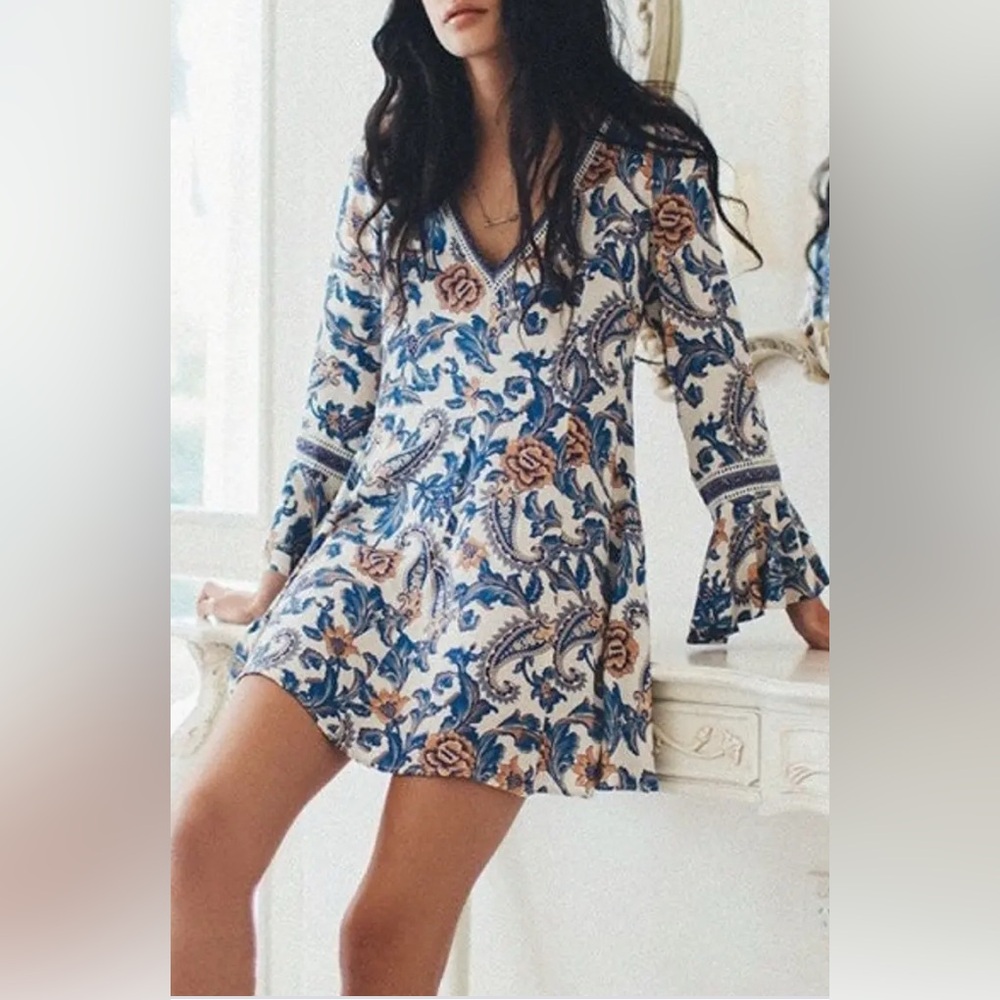 Spell  VINTAGE  Etienne Mini Blue /light pink